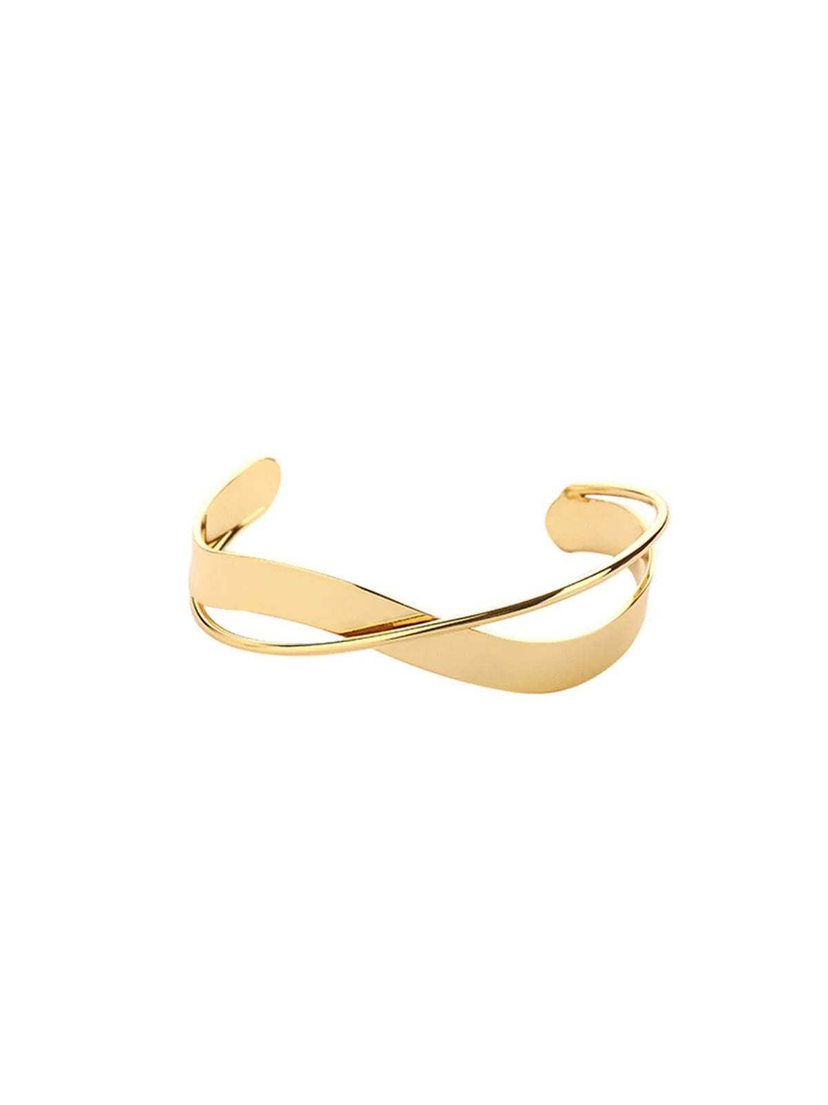 Essenzo – Pulsera en Acero Titanio con Baño de Oro