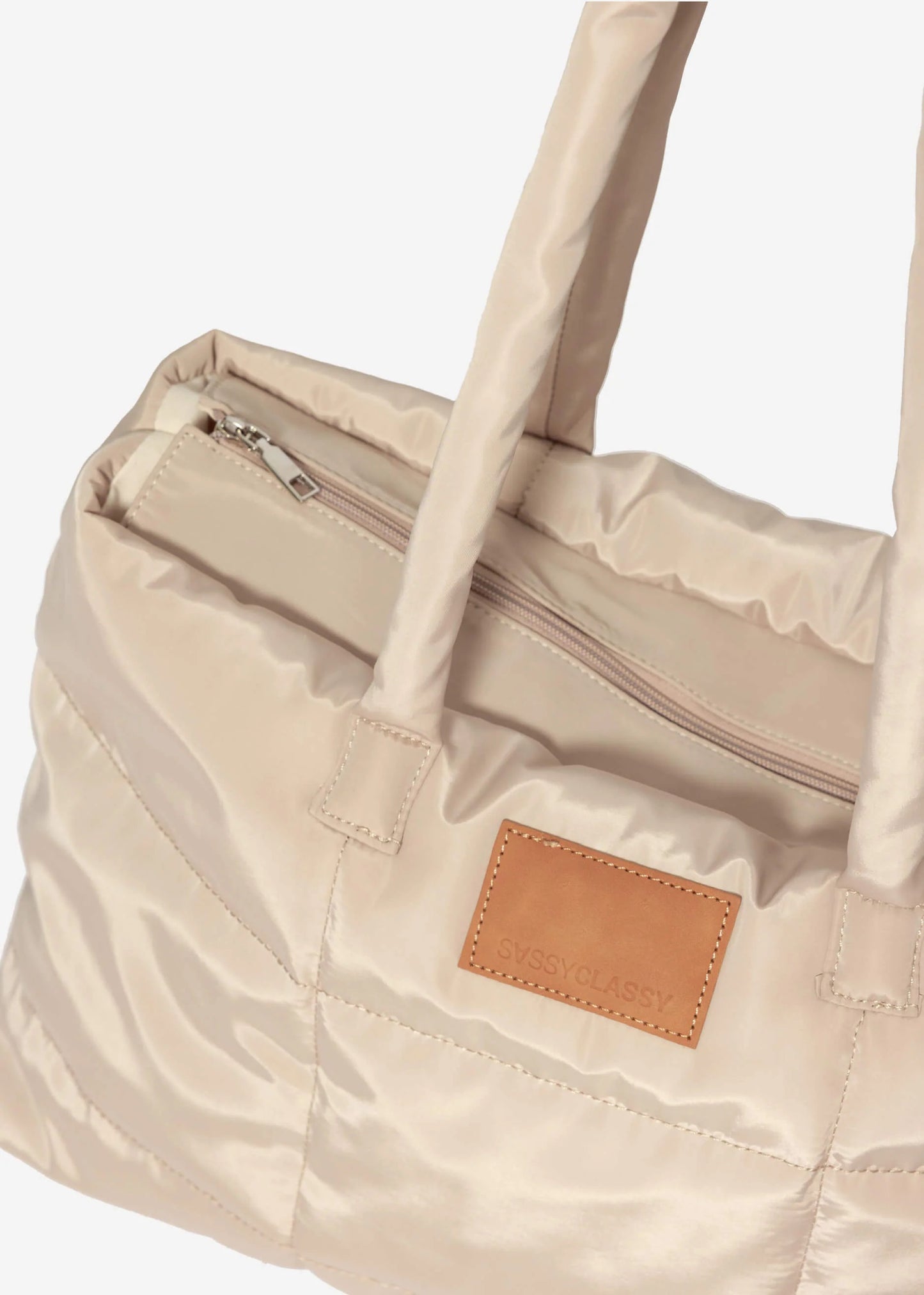 Bolso Shopper Cloud XL – Beige Black
