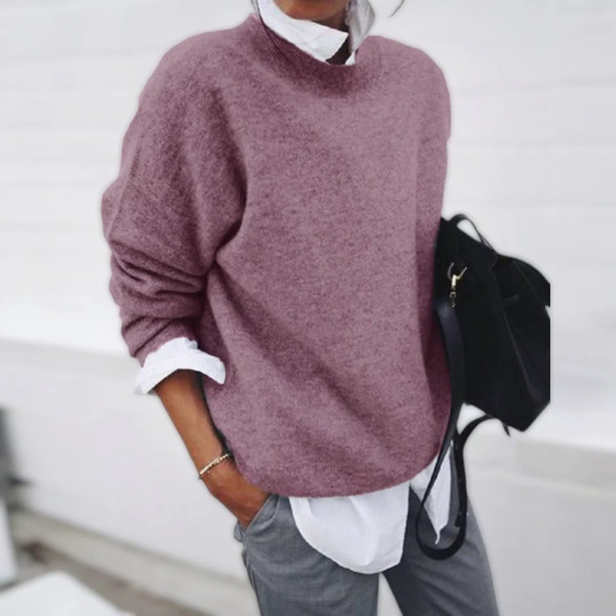 Suéter Élysian de Cachemira Essenzo™ Unisex