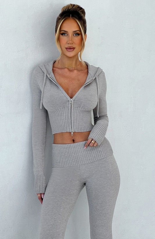 Essenzo – cojunto con capucha Opal Zip Grey