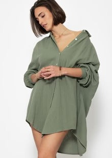 Blusa Aire Libre Oversize de Muselina Essenzo