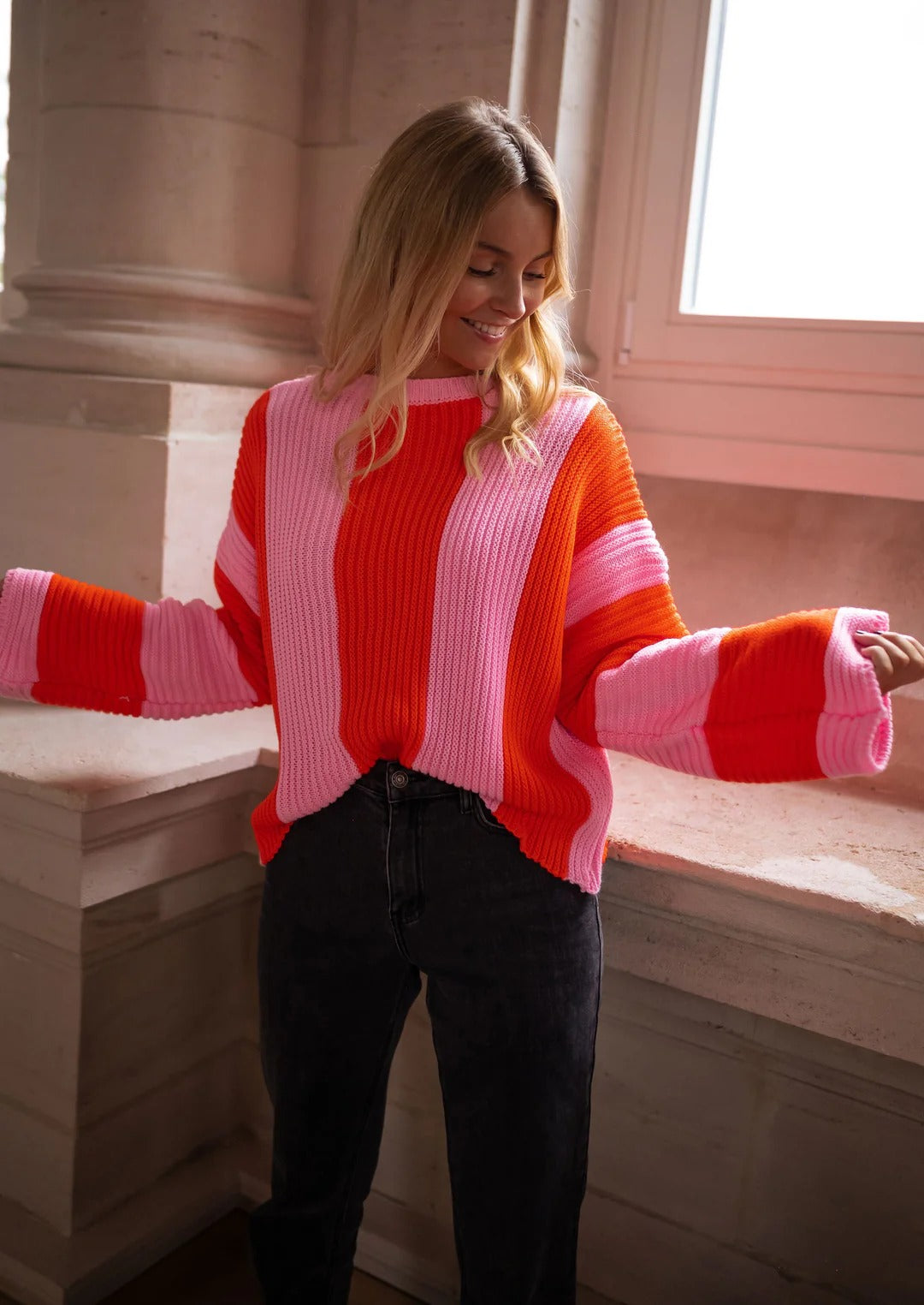 Pauline™ | Suéter de Rayas de Colores