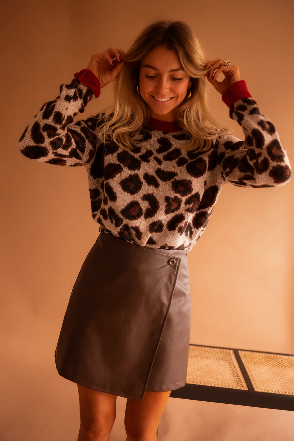 Alessa™ | Suéter de Punto Leopardo
