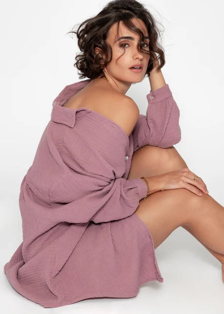 Blusa Aire Libre Oversize de Muselina Essenzo
