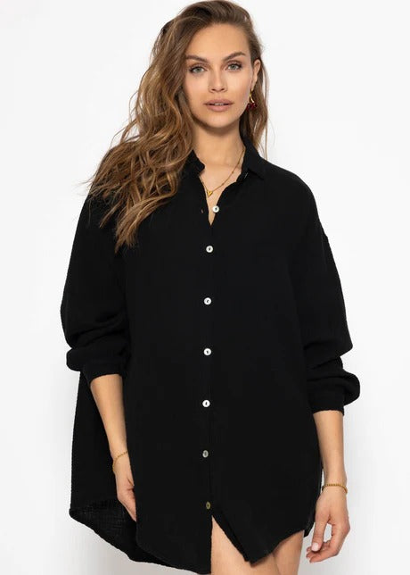 Blusa Aire Libre Oversize de Muselina Essenzo