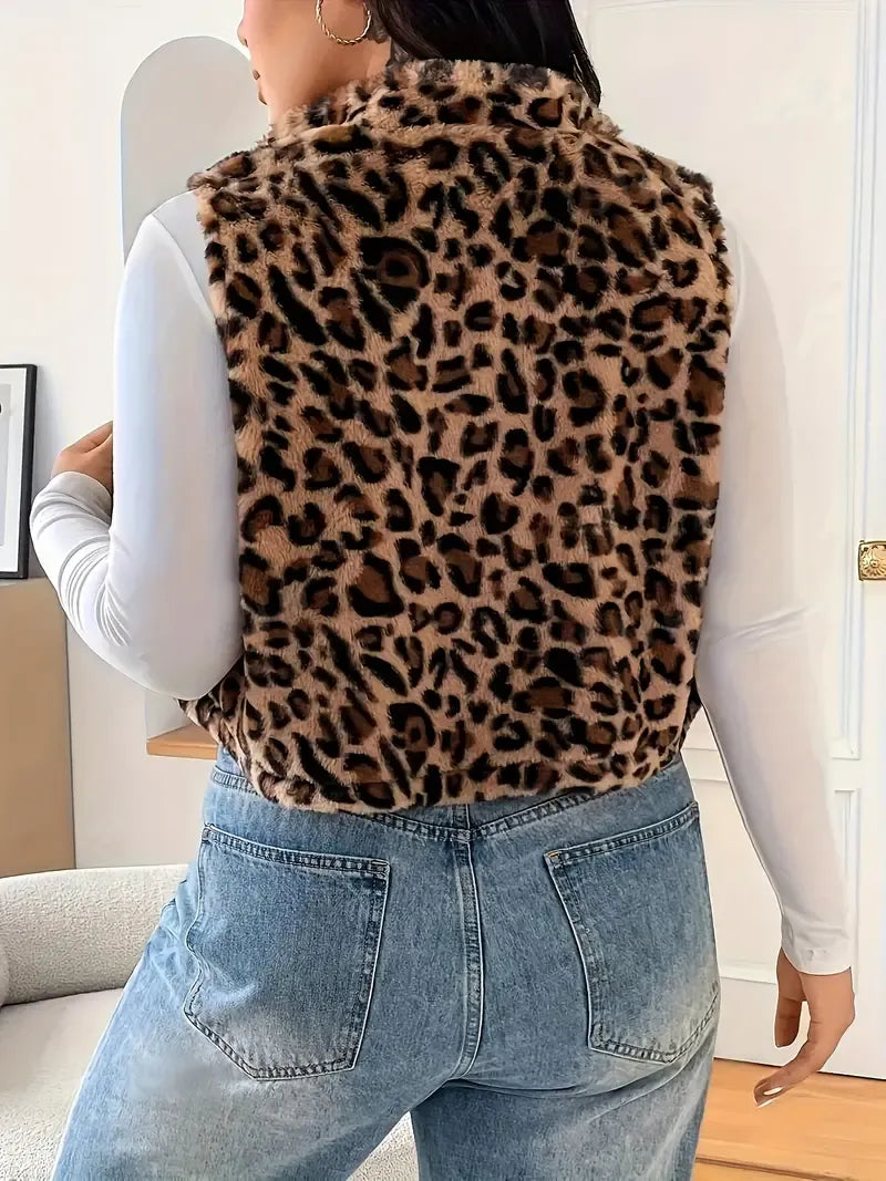 Essenzo – Chaqueta Rosa Leopardo