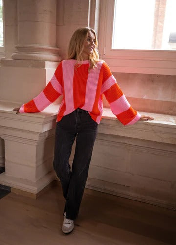 Pauline™ | Suéter de Rayas de Colores