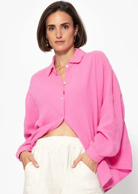 Blusa Aire Libre Oversize de Muselina Essenzo