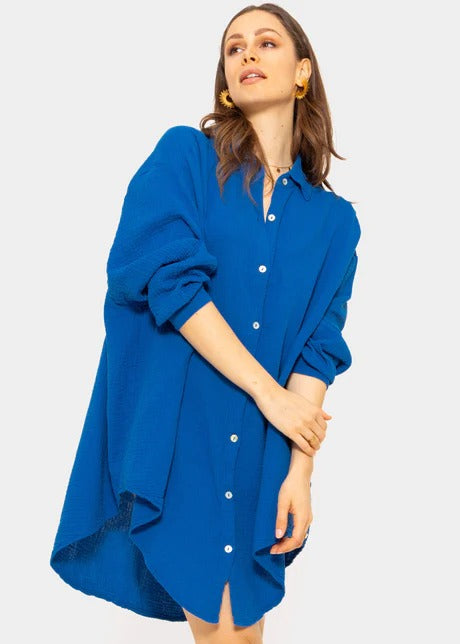 Blusa Aire Libre Oversize de Muselina Essenzo