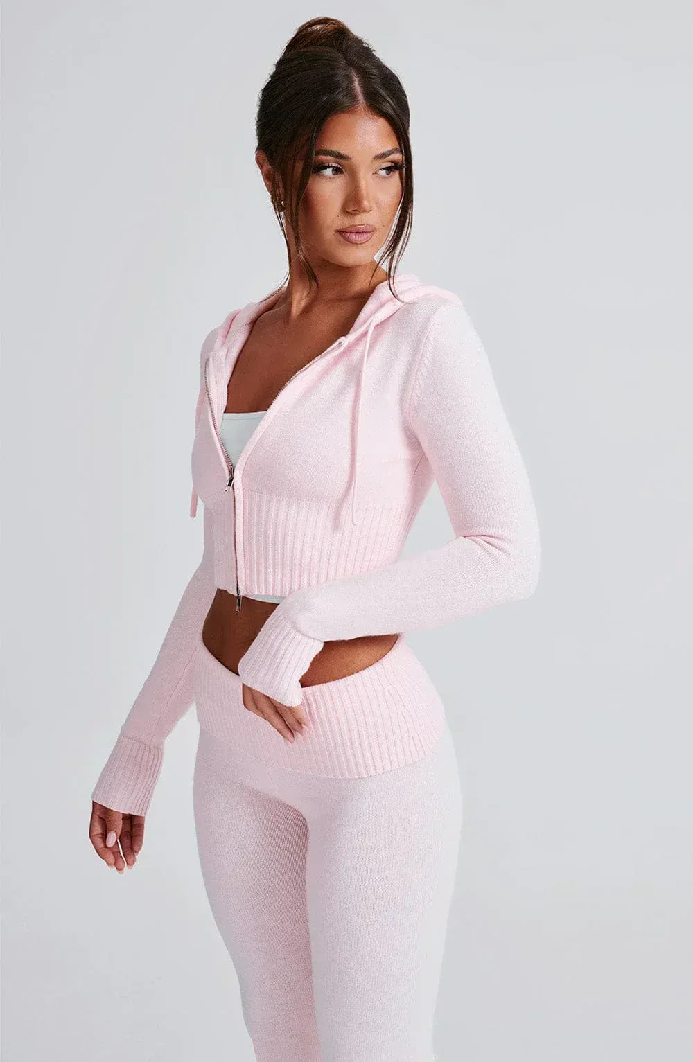 Essenzo – cojunto con capucha Opal Zip Grey