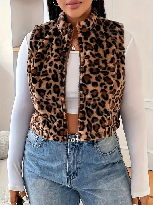 Essenzo – Chaqueta Rosa Leopardo